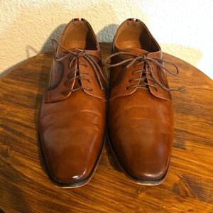 Tommy Hilfiger Mens Brown Lace up dress shoes Neutral Preppy Sz.11